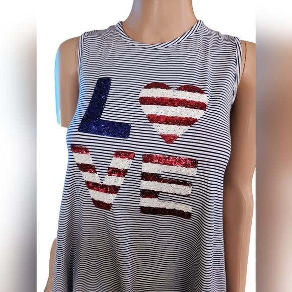 Btween Patriotic Love Tank Top - Picture 2 of 7